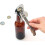 Nonrust Steel Beer Bottle Opener Unique Guitar Shape-Silver 3