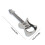 Nonrust Steel Beer Bottle Opener Unique Guitar Shape-Silver 5