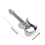 Nonrust Steel Beer Bottle Opener Unique Guitar Shape-Silver 4