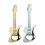 Nonrust Steel Beer Bottle Opener Unique Guitar Shape-Silver 2