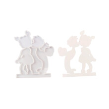 Silicone Mold For Crafting Boy Girl Cement Gypsum Decorative