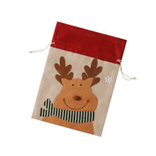 Kids Holiday Candy Holders Christmas Party-large elk gift bag