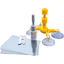 Kit de reparación de parabrisas de resina de alta calidad, solución rápida para grietas y picaduras superficiales, fórmula avanzada mejorada que