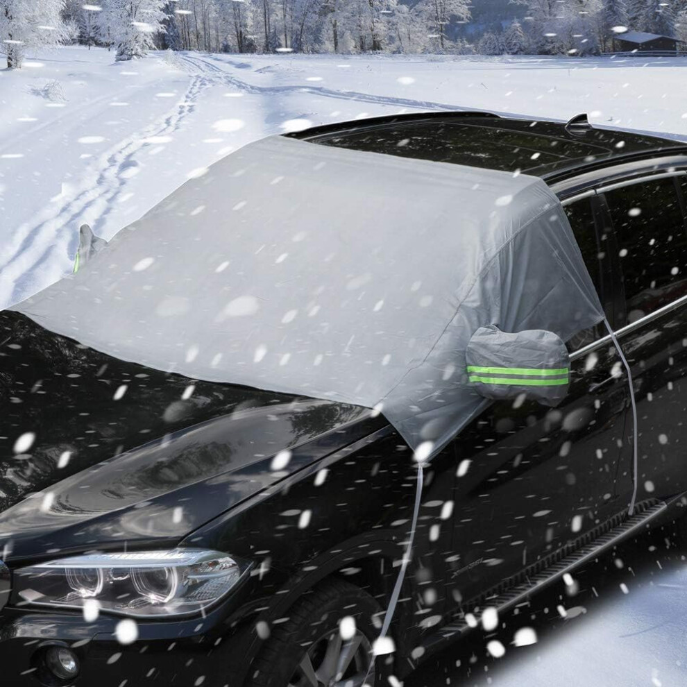 All Weather Car Body Cover, Full Coverage Windshield - Waterproof Snowproof Sunshade Cover For Active All Season Protection (, 150Cm X 240Cm) Gray 9138057234749