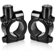 Lenkerspiegelhalterung, zuverlässige und hochwertige Konstruktion, Spiegelgewinde für 10-mm-Seitenspiegel, universell passend, robustes Design aus