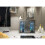 Sideboard 97cm Harbor - Dark Grey with Gloss Doors and LED Lights 5