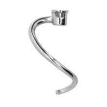 Gancho para massa em aço inoxidável resistente à ferrugem, perfeito para batedeiras KitchenAid de 5 e 6 litros, pode ser lavado na lava-louças,