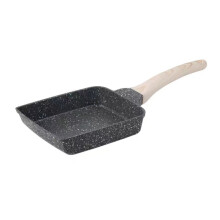 Panela Tamagoyaki, Utensílio de Cozinha Antiaderente com Cabo Resistente ao Calor, Design de Condução Rápida para Cozimento Eficiente, Ampla