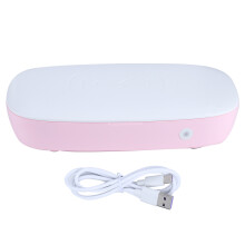 Caja esterilizadora UV con carga inalámbrica, limpiador ultrasónico de joyas que ofrece una limpieza suave pero potente, diseño portátil que