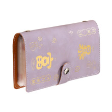 Sparheft, money clip, large capacity, 50, multiple compartments, binder, cash, organizational tool for planning, violet
