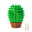 Decorative Cactus Scratcher Wall Mounted Silicone Cat Grooming Tool For Active Cats Space Saving 1