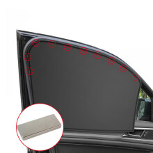 Rideau de voiture polyvalent, pare-soleil pour vitres latérales, protection magnétique de l'intimité, installation rapide pour tous les véhicules