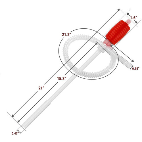Reliable Liquid Transfer Solution, Hand Siphon Pump For Efficient Hand Fuel Transfer, Portable Handheld Siphon Ensuring Safe And Quick Operations 2
