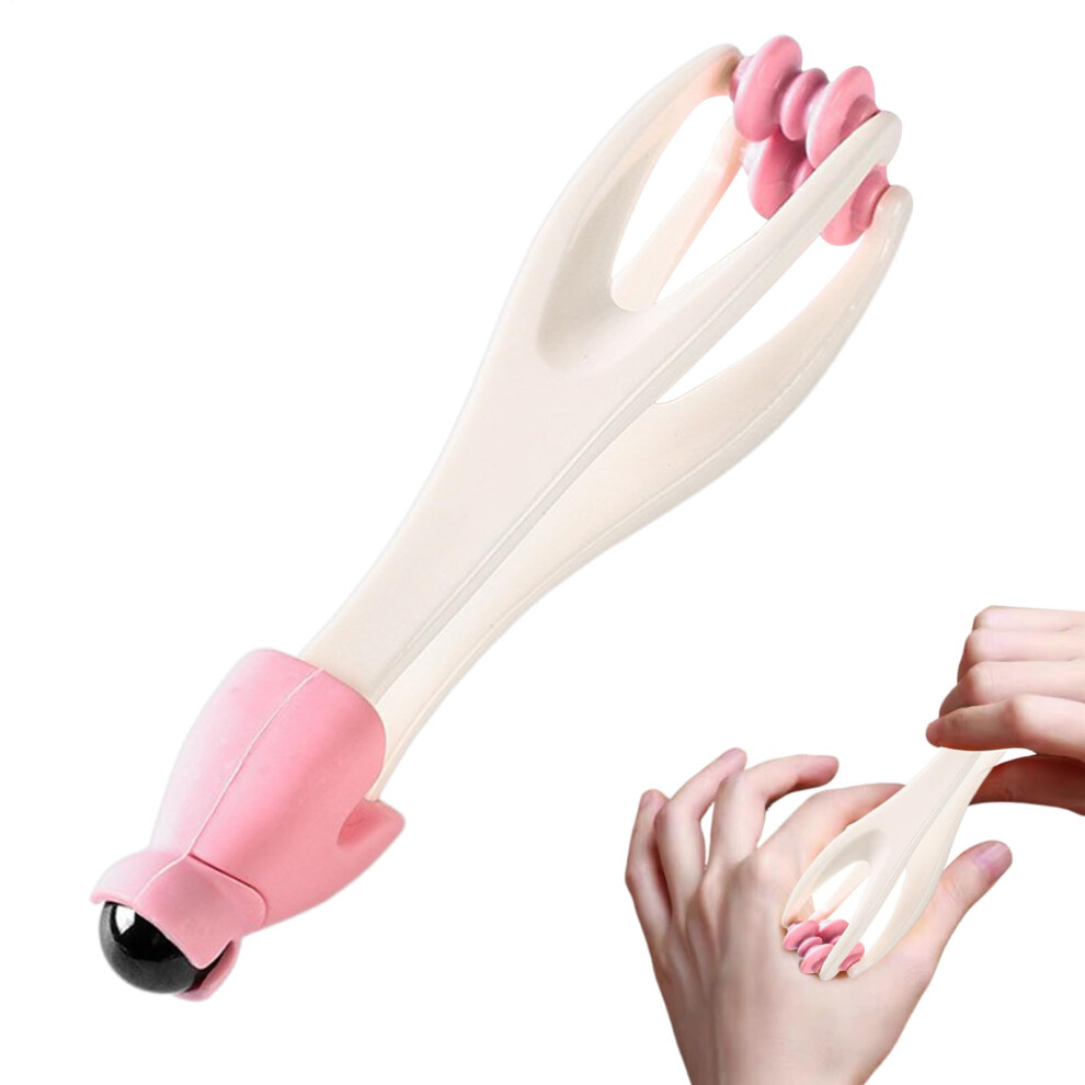 Pink Portable Wireless Massage Roller For Muscle Relaxation Stress Relief