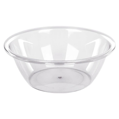 Transparent Wash Basin Thick PET Plastic Dish Tub For Kitchen Laundry Large Capacity Stackable 500g Medium M
