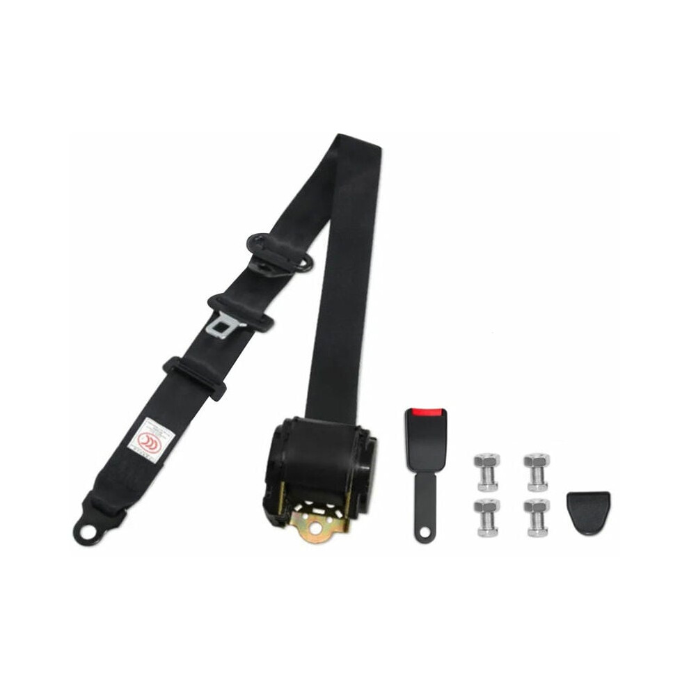 Universal Safety Belt Harness, Quick Release Camlock Adjustable Belts For Minor Collision Protection, Lifetime Warranty Backed Retractable Belts 9190834906911