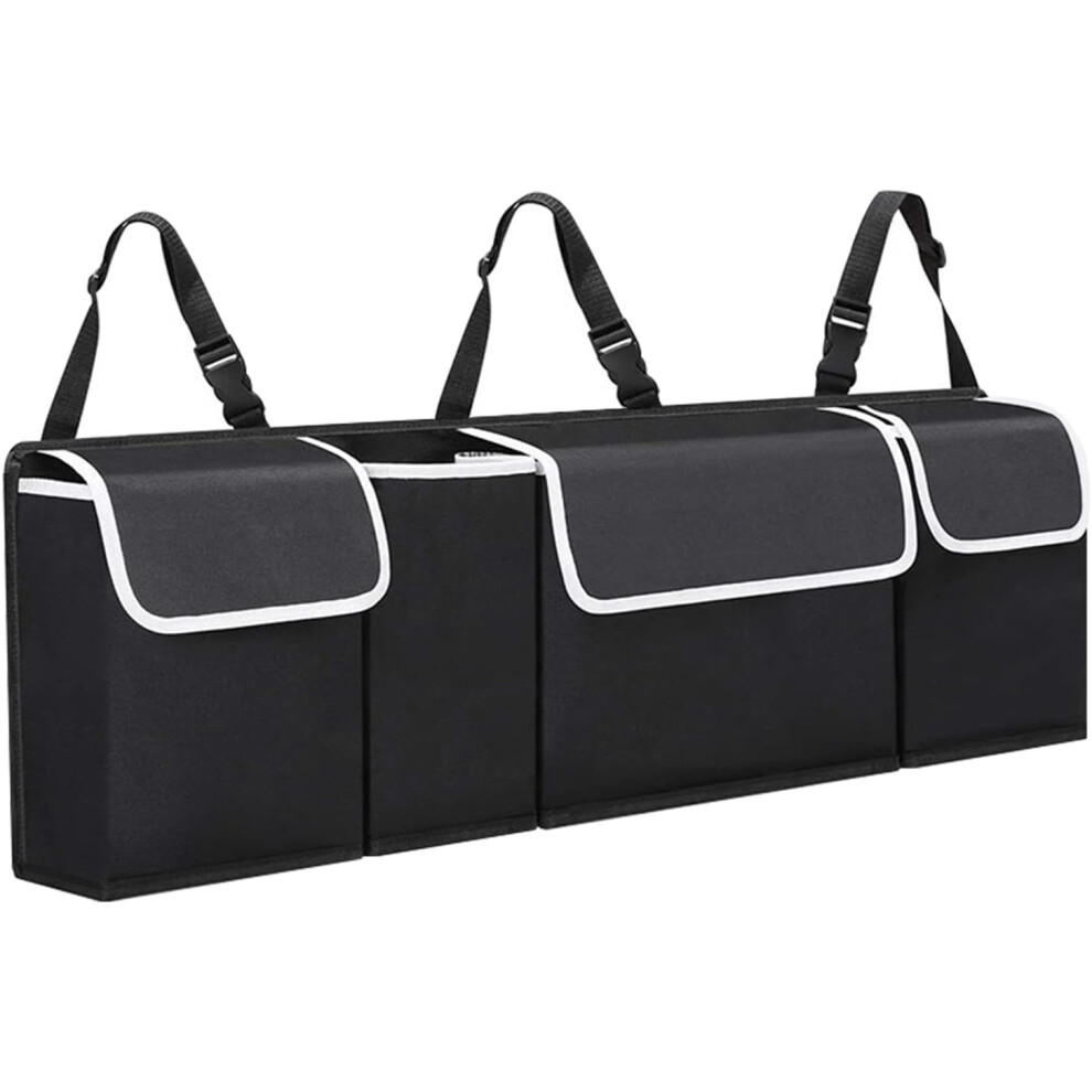 Backseat Hanging Organizer, Trunk Space Expansion With Adjustable Straps, High-Quality Oxford Material For Waterproof Storage, Collapsible Design For 9190834254920