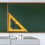Math Equipment, Large Digital Math Ruler, Teacher Tool for Classroom Teaching, Whiteboard, Office, Black, 45 Degree Triangle 3