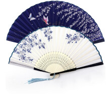 Leques de mão elegantes, leques portáteis de tecido de seda com borlas decorativas, decoração de casamento, adereços de dança e arte de parede,