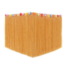 Table Skirts Hawaiian Themed Grass Table Skirt 100x60 cm Yellow Beach Birthday Party Decoration