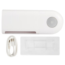 Poésie dans les soins bucco-dentaires : porte-brosse à dents mural élégant, design esthétique et batterie haute capacité pour un entretien
