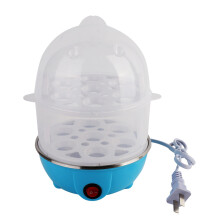 Electric Egg Cooker With Auto Shut Off Function, Multi Purpose Steamer For Eggs And Vegetables, Touch Control LED Indicator Light, Food Grade PP
