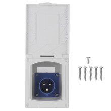 Waterproof Aviation Male Surface Mounted Plug IP44 Protection Rating Industrial Power Socket Stable Structure Long Service Life Electrical