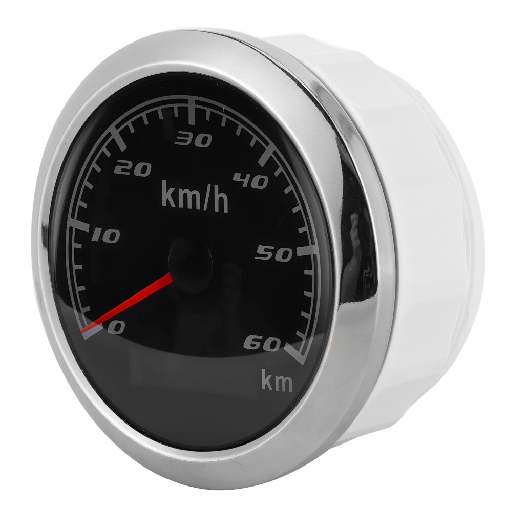 85Mm Gps Speedometer 60Km/H For Marine & Vehicles Dial Ip67 Waterproof Black 4251379366303