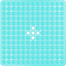 Tapis de douche vert pour une douche saine et propre, sans odeur pour une fraîcheur optimale, ventouses antidérapantes pour une fixation optimale