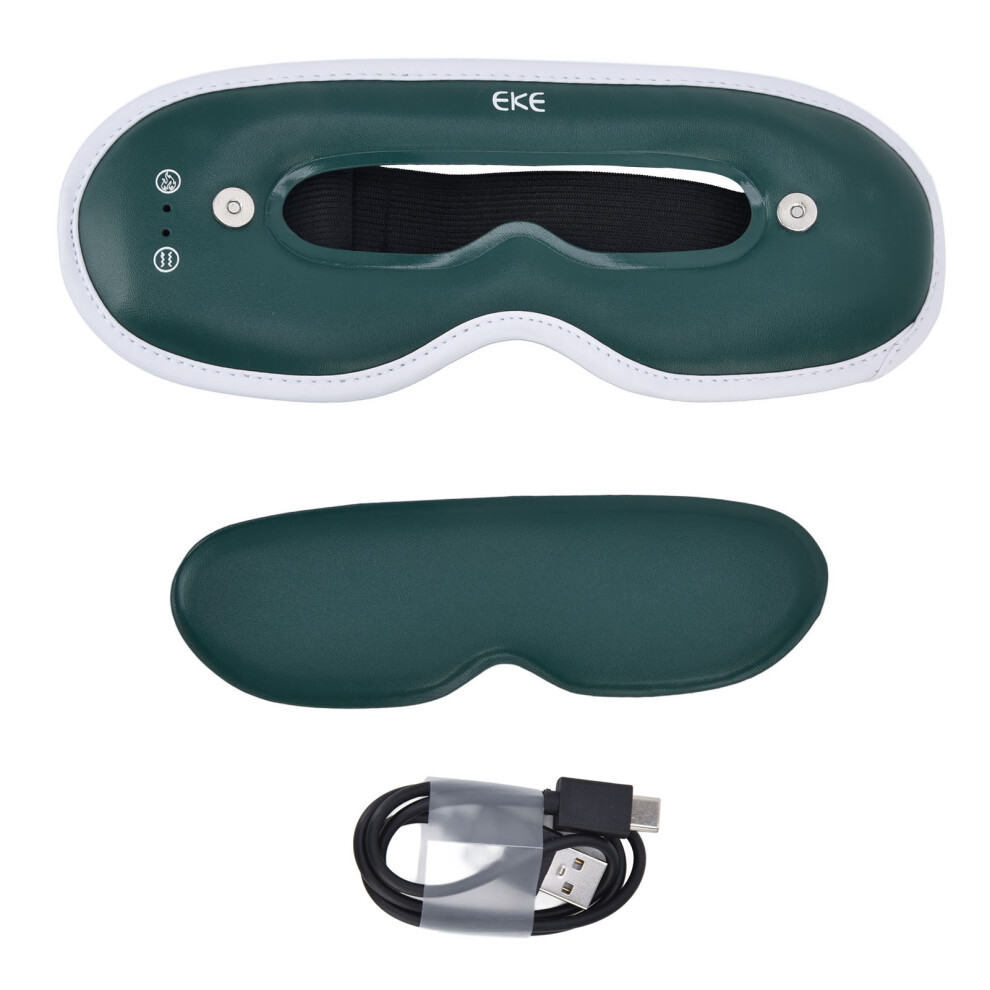 Heated Eye Mask Therapy, Ergonomically Designed for Deep Sleep & Meditation, Breathable Silk Fabric, Adjustable Strap for Custom Fit