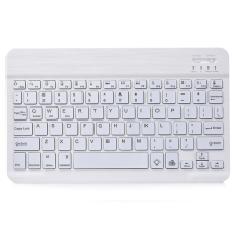 Teclado Bluetooth sem fio, design ultrafino, bateria recarregável de longa duração, digitação silenciosa, conexão Bluetooth estável, 7