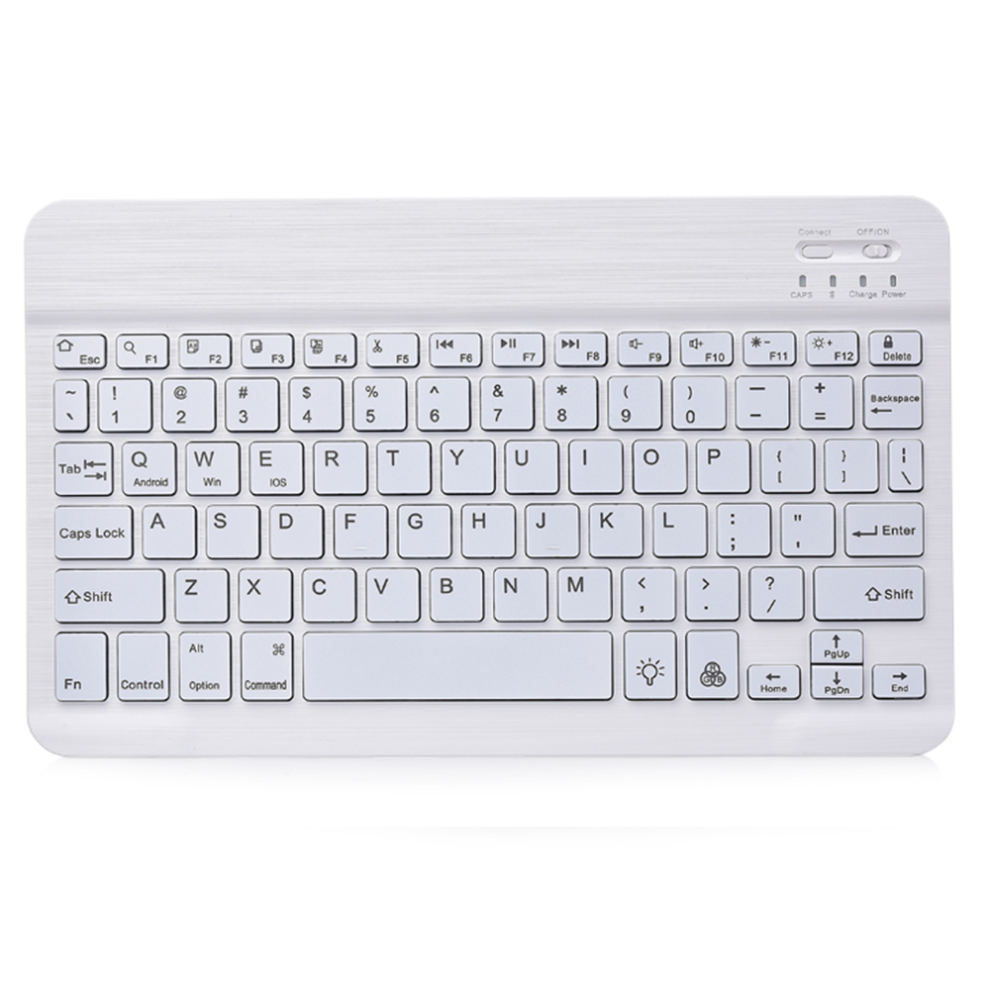 Wireless Bluetooth Keyboard, Ultra Thin Design, Rechargeable Battery With Long Battery Life, Quiet Typing Experience, Stable Bluetooth Connection, 7 9468298423887