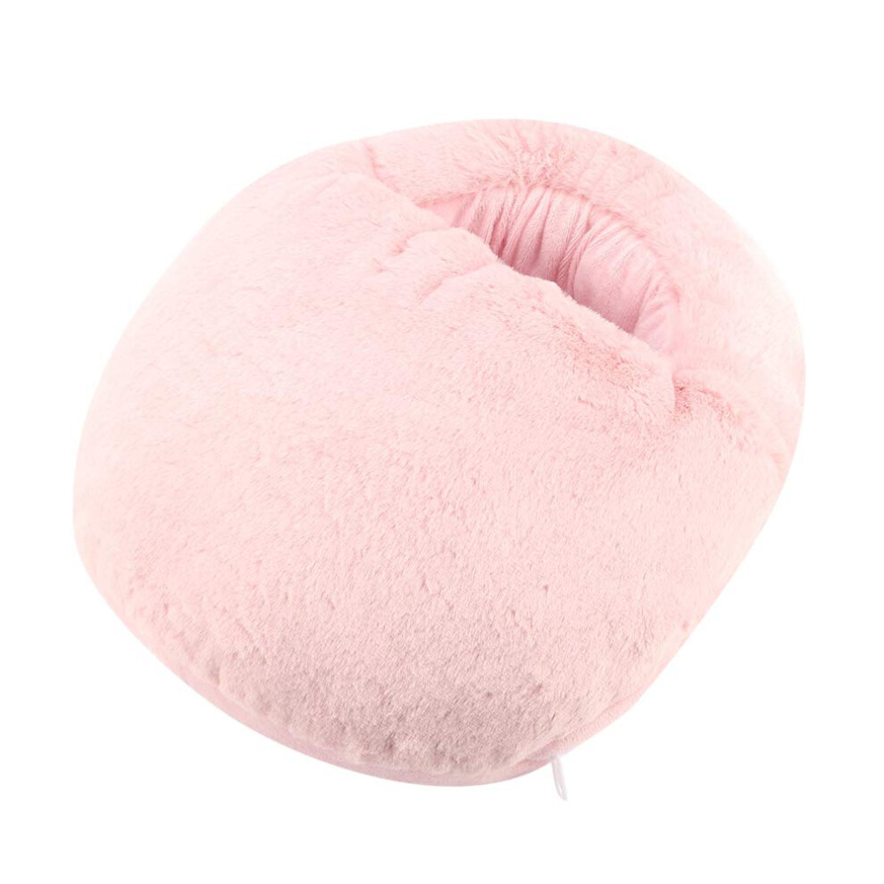 Pink Usb Foot Warmer Electric Heated Slippers With Fast Heating For Winter Office And Home