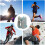 Running Water Vest Hydration Bladder Reflective Pack Breathable Padding Adjustable Straps Ultralight Grey Trail Running 4