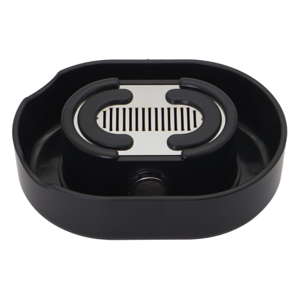 Black Razor, Cleaner, Razor, Storage Shelf, Practical Razor, For Most Head Shavers,