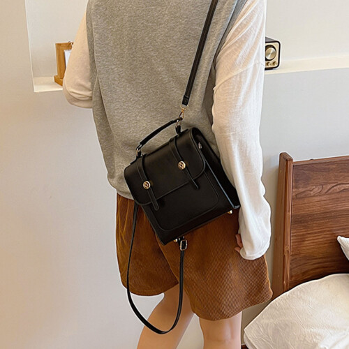 Τσάντα χιαστί με διπλό χώρο, τσάντα satchel με φερμουάρ και ρυθμιζόμενο και 2
