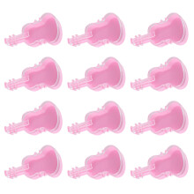 12Pcs Violin Shape Candy Box Plastic Candy Chocolate-Pink