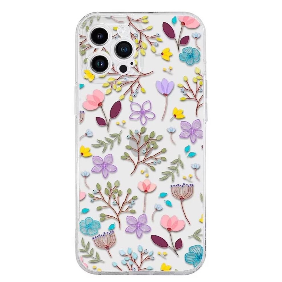 Miagon Kreativ Flower Case For Iphone 15 Pro, Butterfly Leaves Series 9412369994097