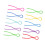 Multipurpose Plastic Sewing Clip Assorted Color-100 pieces 1