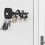 Modern Stainless Steel Wall Hook Key Storage Organiser 6 Hooks 6