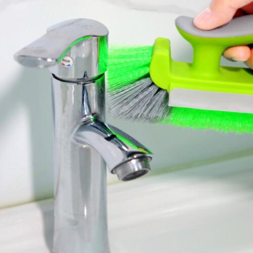 Heavy Duty Corner Dust Remover Flexible Bristles Design-White 1