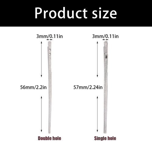 Double Hole Leather Stitching Needle Alloy Craft-double hole 2