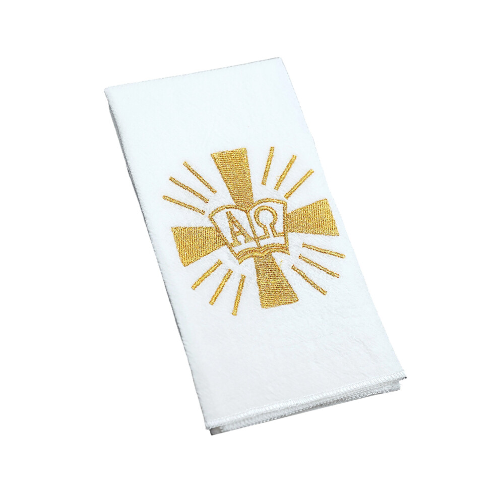Cotton Linen Embroidered Altar Cloth Catholic Home-A symbol