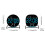 Digital Alarm Clock for Bedroom Desk Clock-Square green light 4