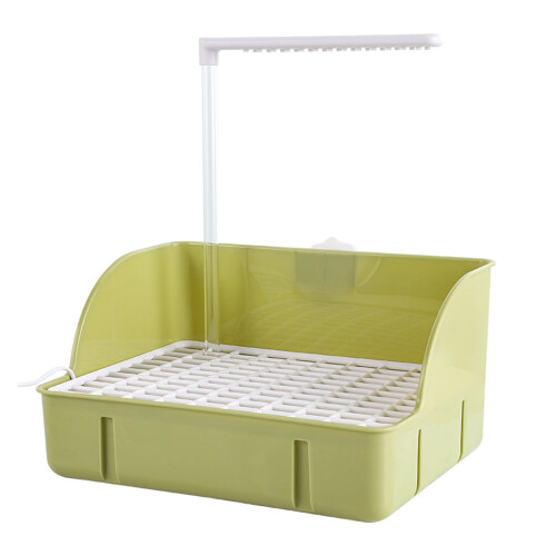 Automatic Bird Bath with Circulating Water and Adjustable Flow USB Parrot Shower Box