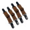Flexible Reusable Plastic Fasteners Clip Band With-light brown 1