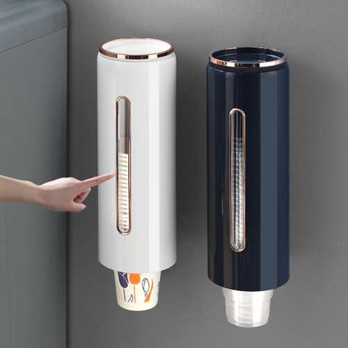 Space Efficient Wall Mounted Cup Dispenser Automatic-Green 2
