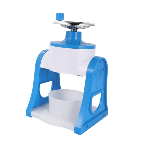Shaved Ice Machine Manual Ice Crusher PP Material Easy Cleaning Operation