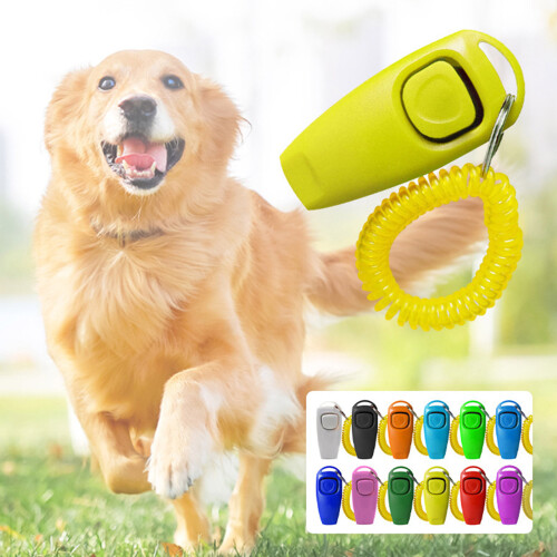 Pack Of 2 Multiuse Training Clickers Whistle For-light orang 2
