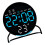 Digital Alarm Clock for Bedroom Desk Clock-Circular blue light 1